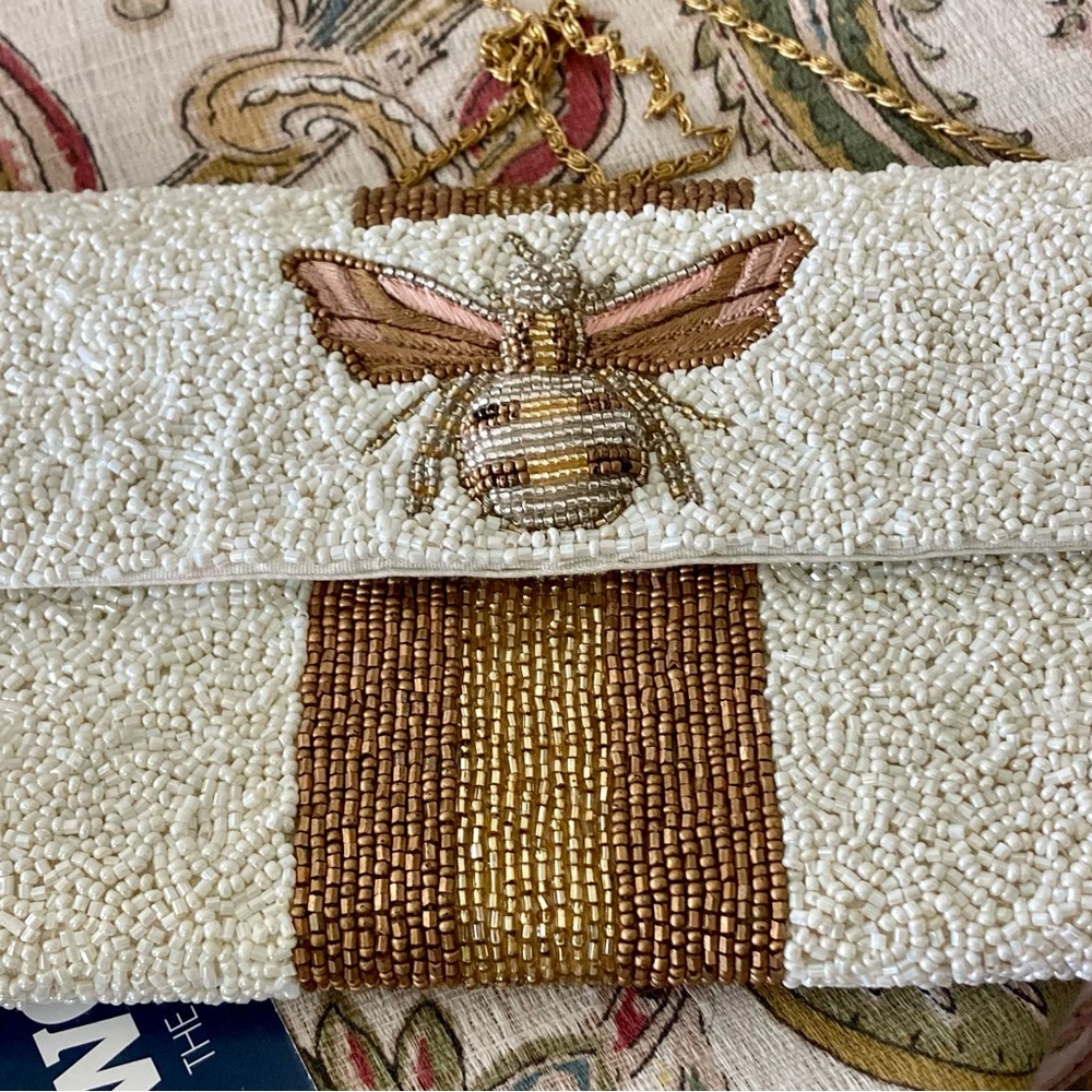Moyna clutch bee beaded rare bag. $200.00 on the vintage bohemian website.